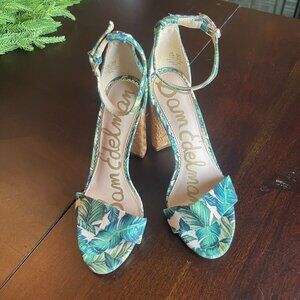 Sam Edelman Yaro Strap Block Heel Sandal Size 6.5